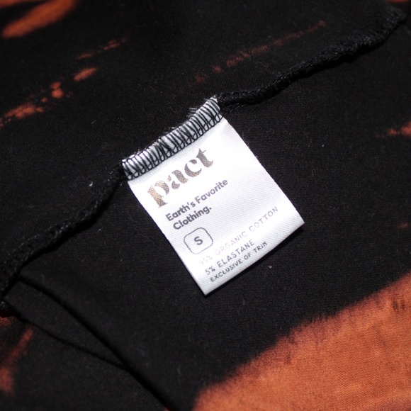 Handmade tie dye Pact fit & flare tank midi dress with pockets by Hue Revival - Picture 10 of 12